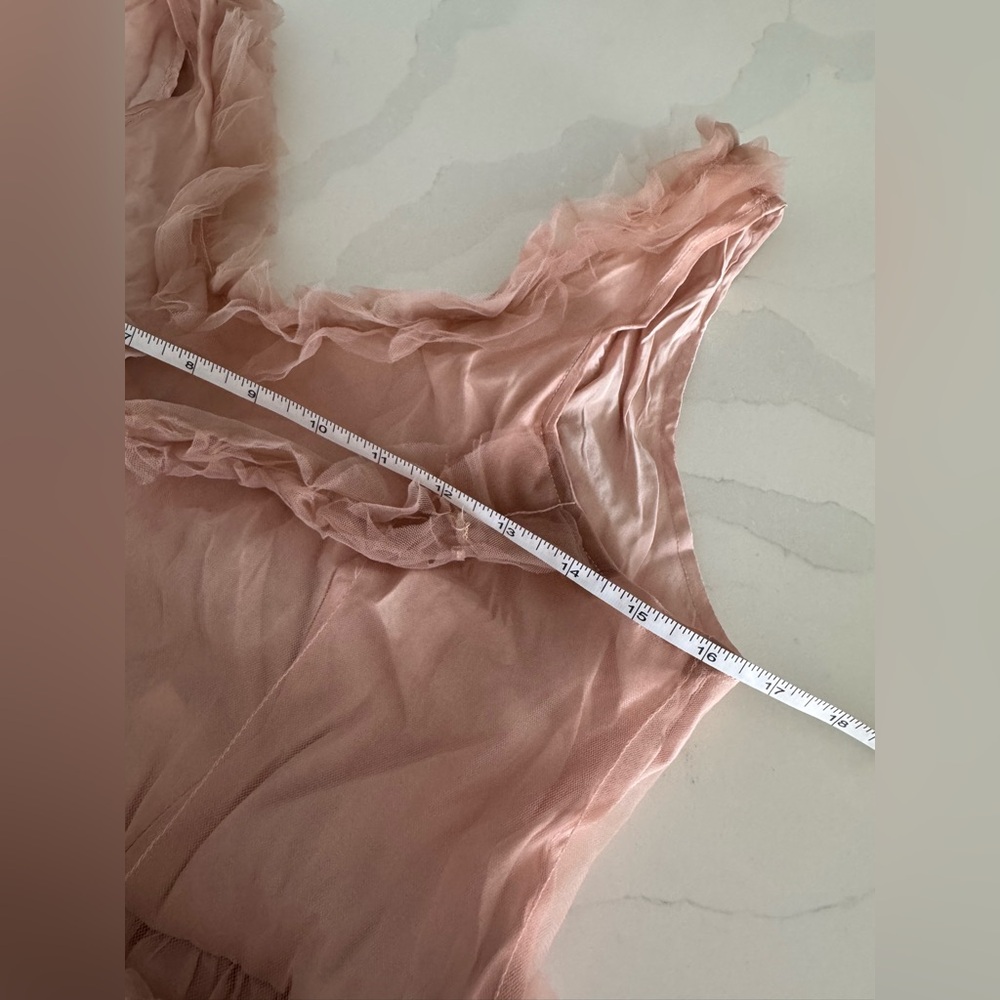 Sister Jane Montana Pink Tulle Ruffled Sleeveless Midi Dress Sz 8 MSRP $259 NWT - Picture 12 of 12